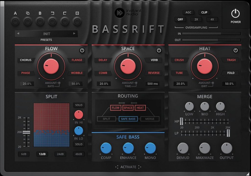 [低音塑形效果插件]InstantAudio BassRift v2.0 [WiN]（11.81MB）-KK音频资源网