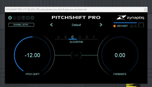 [迄今为止最好的终极音高变调插件]Zynaptiq PITCHSHIFT PRO v1.2.0 [WiN]（25MB）-KK音频资源网