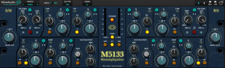 [母带处理均衡器插件]Kiive Audio M5133 Incl Keys v1.0.2 [WiN, MacOSX]（56MB+312MB）-KK音频资源网