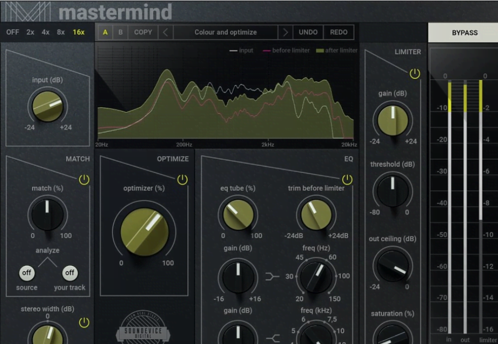 [智能快速母带制作工具]Soundevice Digital Mastermind v2.0 [WiN]（8.4MB）-KK音频资源网