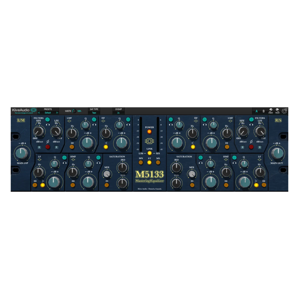 传奇母带建模均衡效果器！Kiive Audio M5133 Mastering Equalizer v1.0.0 WIN&MAC-音创魔方